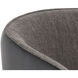 Asher Sparrow Grey / Napa Black Dining Armchair